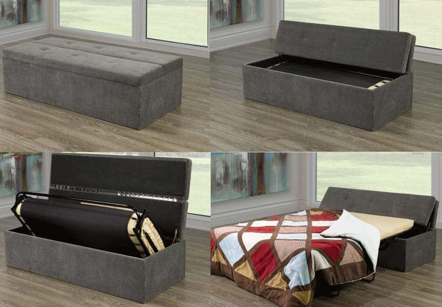 Velvet Fabric Bed in a Box - DirectBed