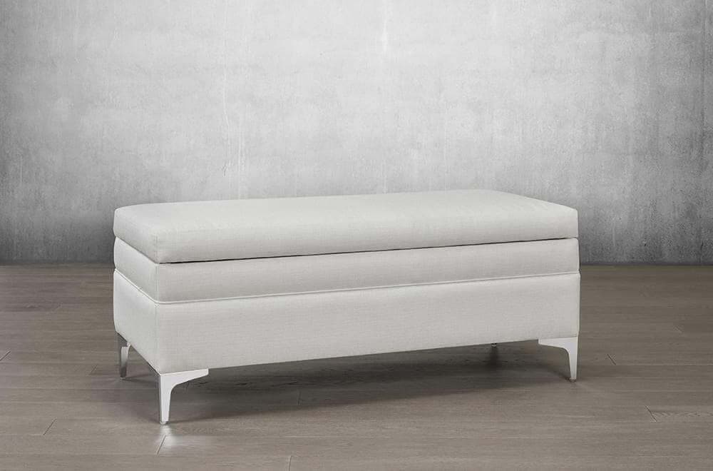 Bonded Leather Storage Bench - DirectBed