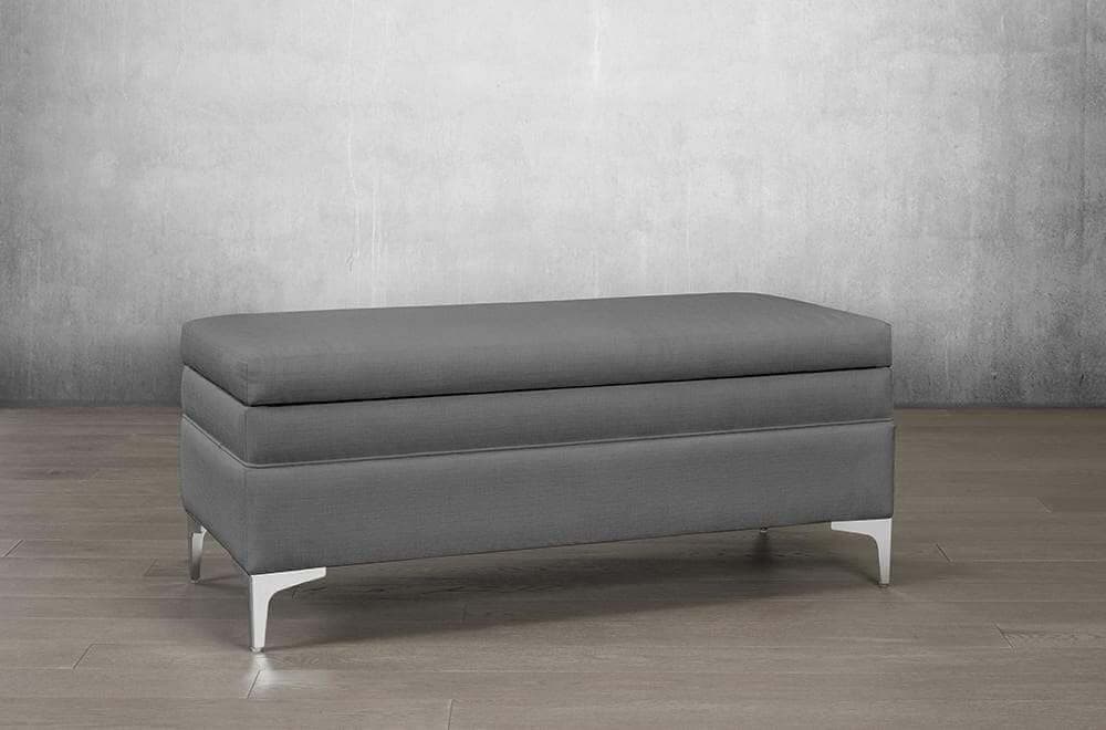 Bonded Leather Storage Bench - DirectBed