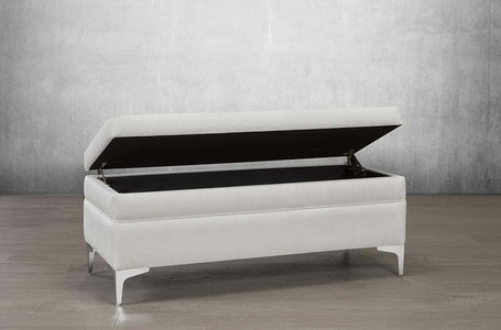 Bonded Leather Storage Bench - DirectBed