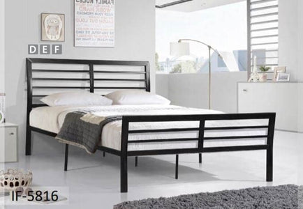 Black New Metal Bed - DirectBed