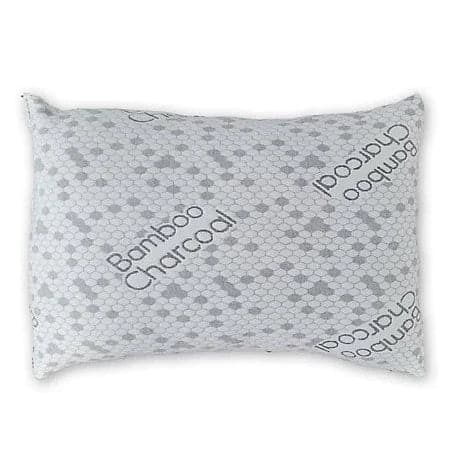 Charcoal Bamboo Pillow : Charcoal Infused Pillow, Hypoallergenic, Made In Canada