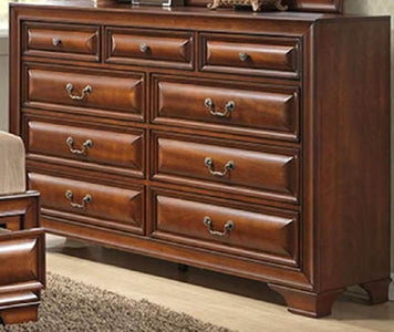 Christina Upholstered Bedroom Set Dresser + Mirror - DirectBed