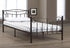 Classic Black Metal Bed Single Bed - DirectBed