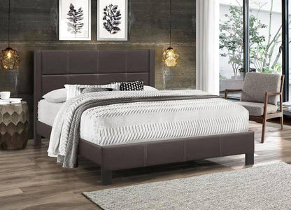 Espresso PU Bed with Contrast - DirectBed