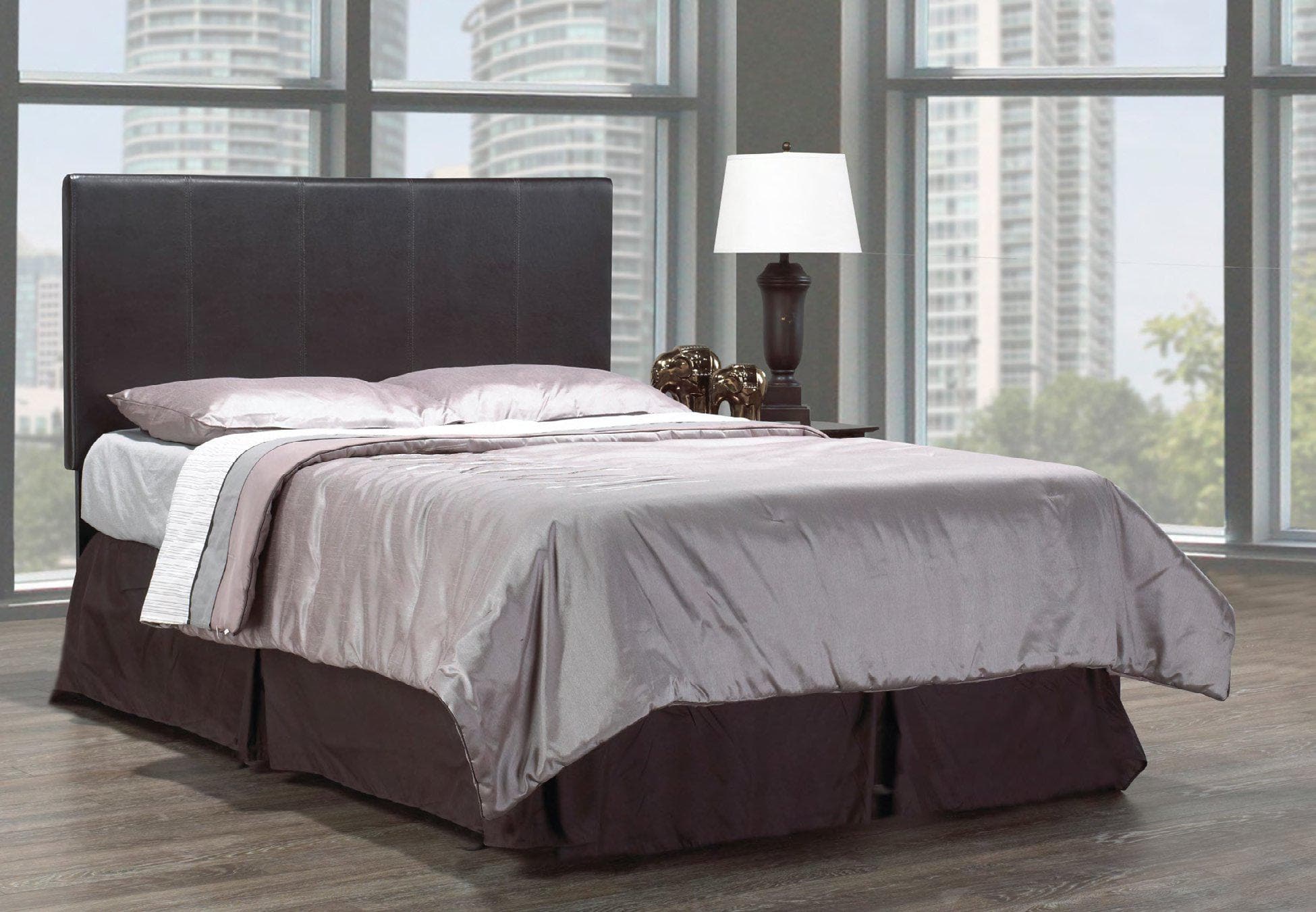 Espresso PU Headboard King HB - DirectBed