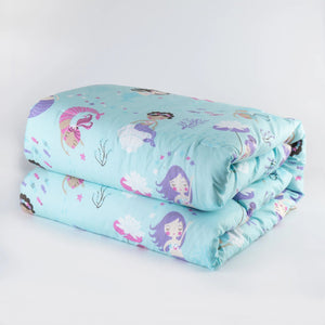 Mermaid Bed-in-a-bag Comforter Set for Children - Twin, Double
