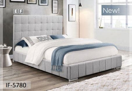 Grey Fabric Modern Bed - DirectBed
