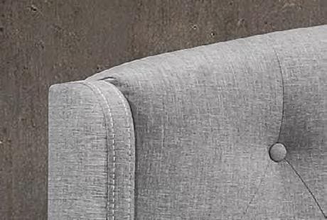 Grey Velvet Drawers Bed King Bed - DirectBed