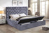 Grey Velvet Storage Bed King Bed - DirectBed