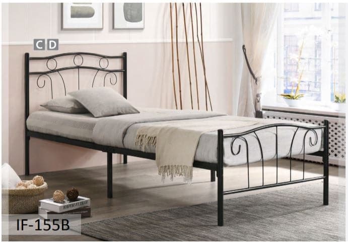 Black Metal Bed - DirectBed