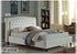 White PU Leather Bed - DirectBed