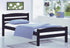Twin Size Dark Espresso Wooden Bed - DirectBed