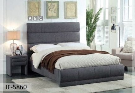 Modern Grey Fabric Bed - DirectBed