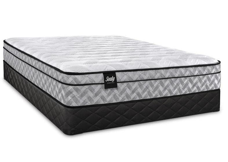 Twin Extra Long Sealy -Essentials - Crosswick 12" Firm Foam Eurotop - DirectBed | Mattress Stores Hamilton, Niagara Falls, St Catharines, Stoney Creek, Burlington, Oakville, Ancaster