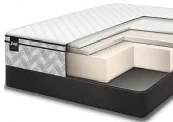 Sealy 12" Essentials Crosswick Eurotop Firm Foam Mattress Mattress - DirectBed