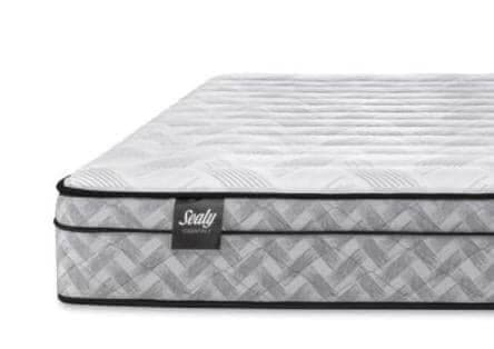 Twin Extra Long Sealy -Essentials - Crosswick 12" Firm Foam Eurotop - DirectBed | Mattress Stores Hamilton, Niagara Falls, St Catharines, Stoney Creek, Burlington, Oakville, Ancaster