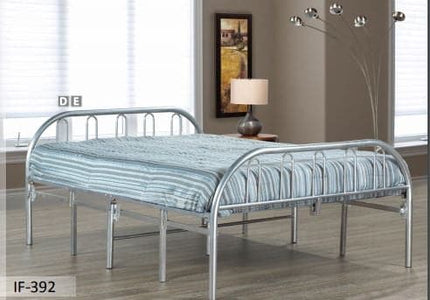 Silver Metal Folding Bed Single Folding Bed - DirectBed