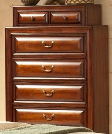 Sofia Walnut Bedroom Set Chest - DirectBed