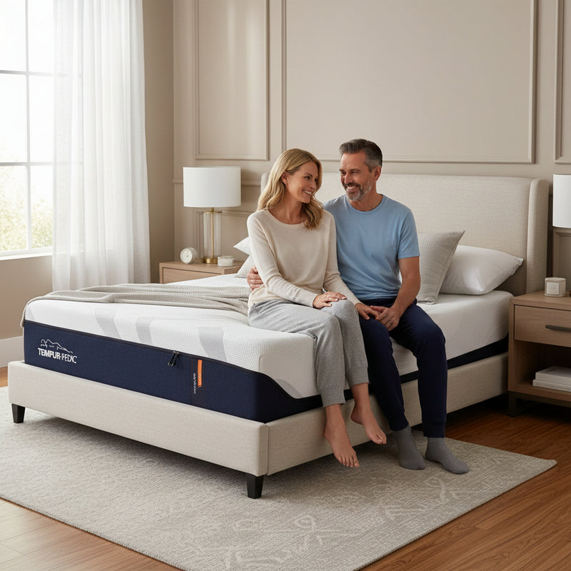 Queen Tempur Pedic ProAlign Orange Mattress (Firm Feel)