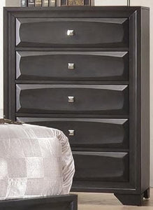 Natalie Upholstered Modern Bedroom Set Chest - DirectBed