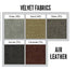 Velvet Fabric Platform Bed and Headboard - DirectBed