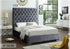 Velvet Grey Tufted Bed - DirectBed