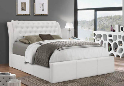 White Polyurethane Bed King Bed - DirectBed