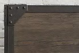 Wood Panel Bed with Steel Frame - DirectBed
