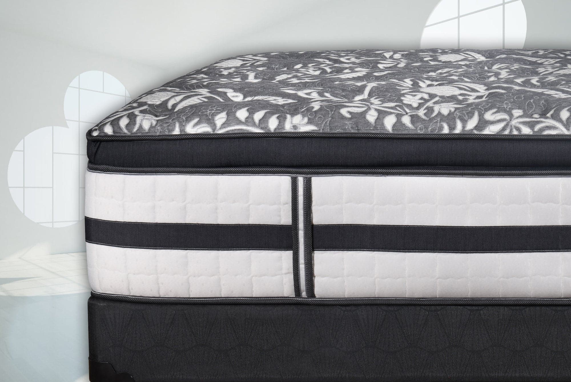 Queen Yukon Suite - 16" Thick Premium Nano Coil on Pocket Coil Jumbo Pillowtop - DirectBed | Mattress Stores Hamilton, Niagara Falls, St Catharines, Stoney Creek, Burlington, Oakville, Ancaster