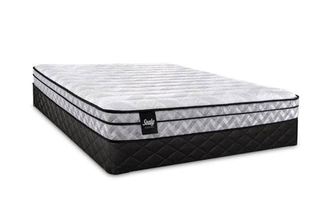 Double Sealy - Essentials - Boxwood 9.5" Eurotop Mattress Foam Firm - DirectBed | Mattress Stores Hamilton, Niagara Falls, St Catharines, Stoney Creek, Burlington, Oakville, Ancaster