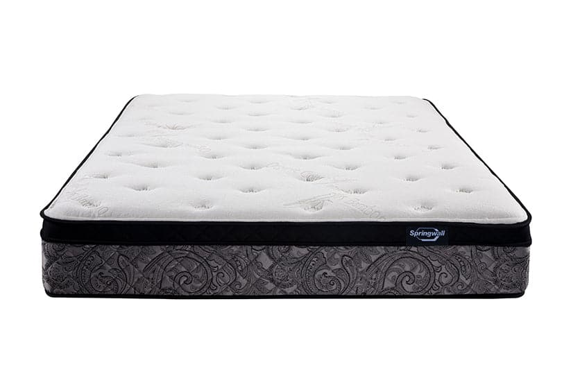 RV Short Queen Natural Latex 11" Pocket Coil Euro Top Mattress
